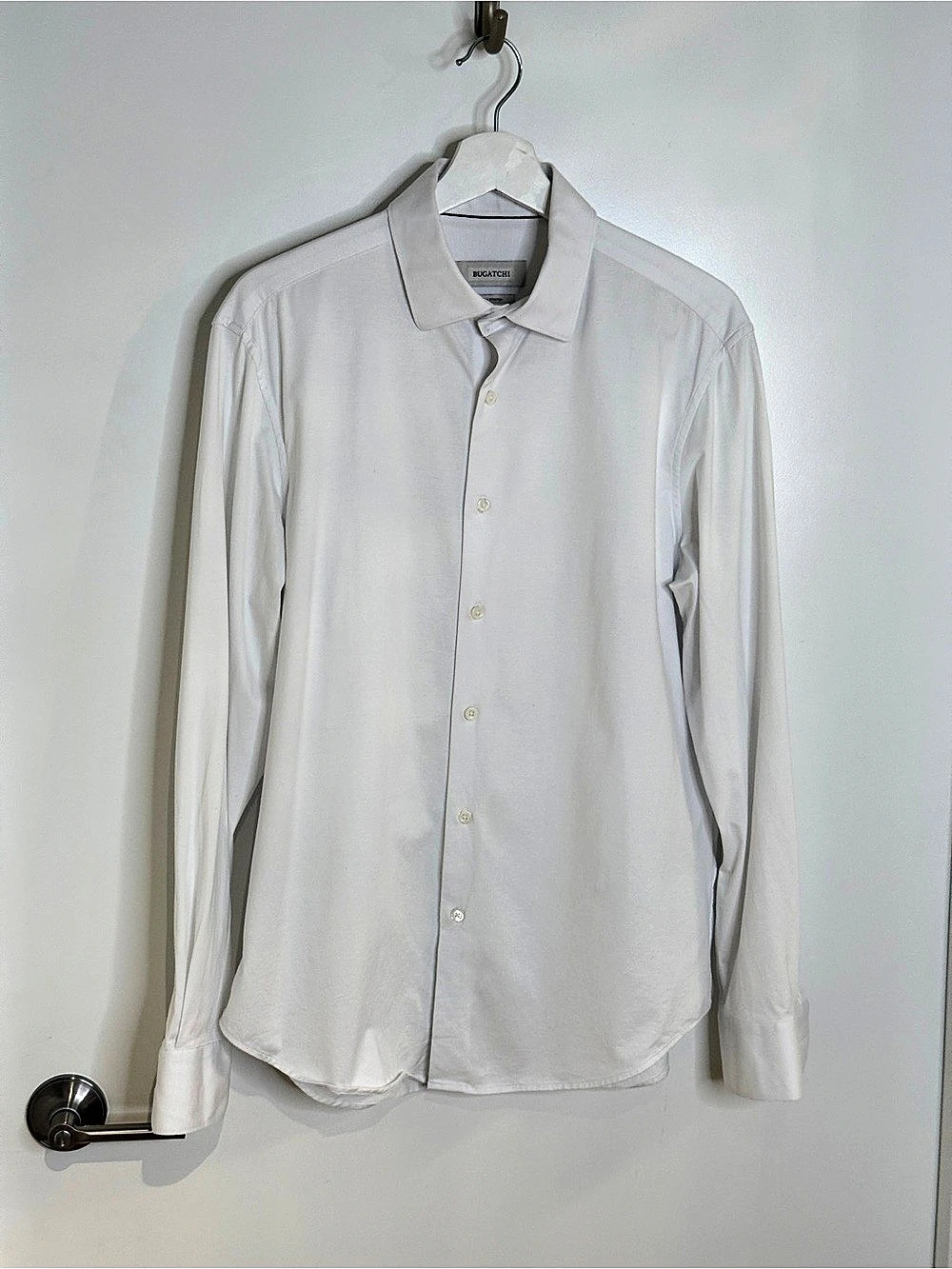 Bugatchi Men's White Dress Shirt